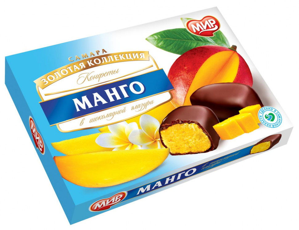  КФ МИР Манго-Кокос в шоколадной глазури 160г  в Кисловодске