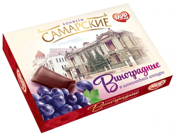 №2 КФ МИР Виноградные в шоколадной глазури 160г  в Кисловодске